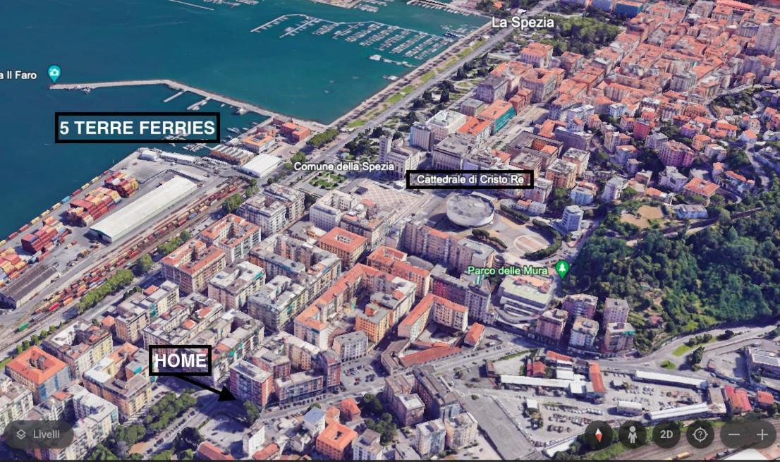 Apartmán Bilocale Con Posto Auto La Chicca Del Golfo La Spezia Exteriér fotografie
